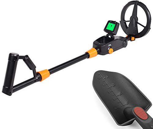Wedigout Detector de metales, detector de metales ligero para niños, pantalla LCD, detectores de metales para niños con bobina impermeable de 6.5 pulgadas para buscador de oro, cazador de tesoros