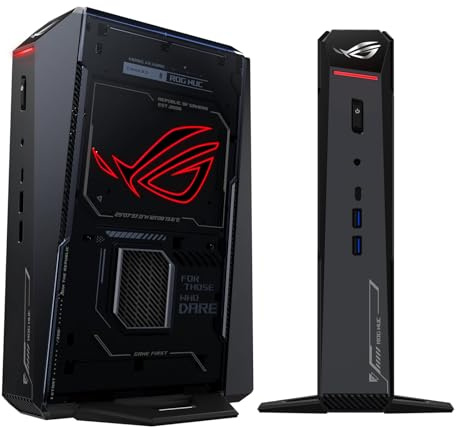 ROG NUC 2025 Gaming Mini PC, Intel Core Ultra 7, GeForce RTX 5060, DDR5 96GB Support, Thunderbolt 4, Triple-Fan Cooling, and ARGB Lighting (64GB DDR5+2TB SSD)