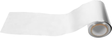 Papier Aluminium Extra Résistant pour Cheveux, 1 Rouleau 50m Argenté | Feuille D'argenté en Rouleau, Coupe Facile et Ajustage Précis, pour Salons de Coiffure