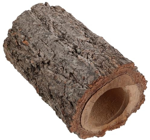 Artibetter Escondite para Lagartos Tronco de Árbol Natural Refugio para Terrario Cueva para Reptiles para Escondites Terrarios Decoración de Hábitat para Tortugas y Serpientes