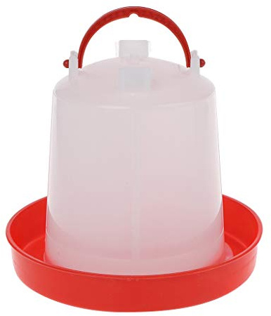 YROHGKPN Comedero colgante para aves de corral con bebedero de agua automático portátil, 1,5 l, gran capacidad para gallinas, pájaros, suministros para mascotas para perros
