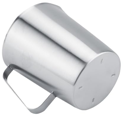Milk Frothing Pitcher, 2000 ml grande misurino in acciaio inossidabile tazza brocca for schiumare il latte for caffè latte art
