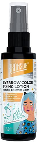 Bronsun Eyebrow Color Fixing Lotion, Fixierung der Augenbrauen Farbe nach dem färben, Pflege Aftercare Brows – 1x 50 ml