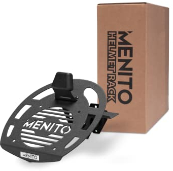 MENITO Basic Helmet Rack | Helmhalterung | Motorrad-Garderobe | Wandhalterung für Motorradbekleidung