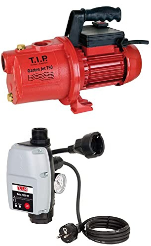 T.I.P. Gartenpumpe Guss Garten-Jet 750 + T.I.P. 30241 Elektronische Pumpensteuerung BRIO 2000 M