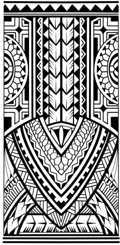 Temporäre tattoos Unterarm Maori - 1 Blatt von Männer Fake tattoos | Arm Tätowierung | Schwarz | Arm Klebetattoos, Herren - TATTOO YOUR STYLE