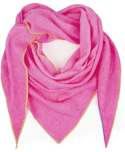 Glamexx24 XXL Schal für Damen & Herren, Baumwollschal mit Farbverlauf an der Naht. Winterschal, Sehr warm und weich auf der Haut Made Italy