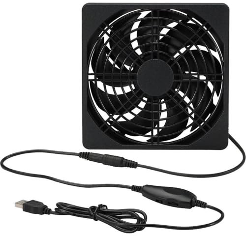 Ventilateur de refroidissement pour ordinateur USB, ventilateur pour PC USB | Ventilateur de boîtier d'ordinateur avec ventilateur USB à 3 vitesses de vent - Ventilateur de refroidissement