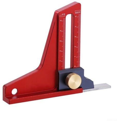 AdjusFor Table For Table Saw Depth Gauge, Woodworking Height Measuring Tool for Router, Drill Press (B)