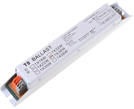 HASGTFM P82D 1 Lampada T8 36W Alimentatore Elettronico, Lampada Fluorescente