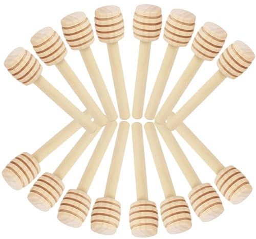 PRETYZOOM 20piezas Palitos para Miel Unidades Agitadores De Palitos De Miel Cuchara para Accesorio para Cócteles