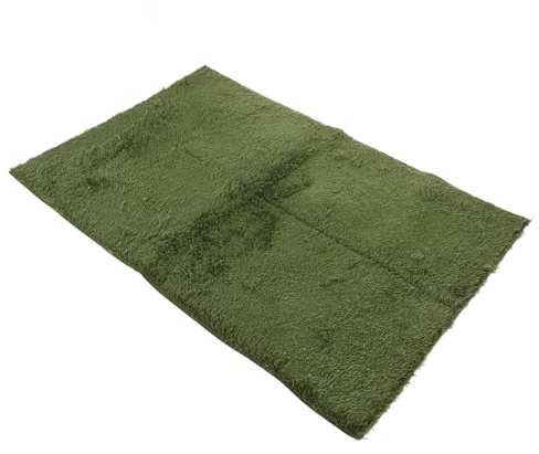 BESPORTBLE Tappeto Reptile Carpet con Fiber Morbida Sottotelo per Rettili e Tartarughe Substrato Naturale Antiodore e Facile da Pulire per Spazio Confortevole Pet