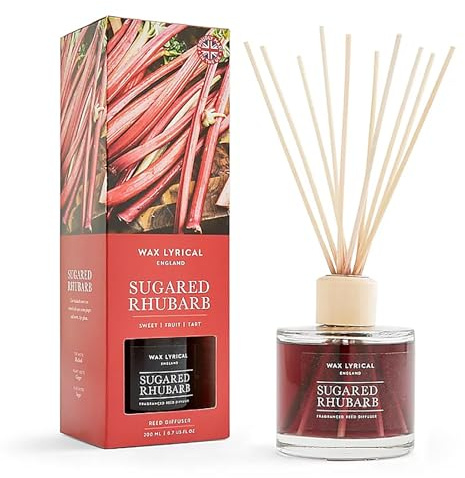 WAX LYRICAL Sugared Rhubarb Scented Reed Diffuser 200ml