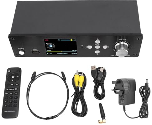Brilluxa Sound Decoder, Audio Converter, Surround Decoder, 5.1 Surround Sound Decoder 192Khz 32Bit Supports 4K HD Multimedia Interface ARC Optical Coaxial USB Digital Analog AV Sys