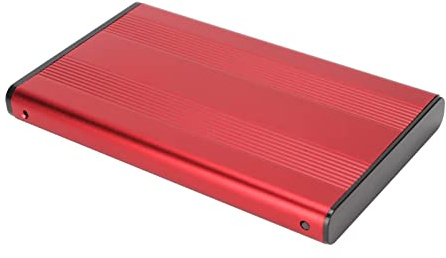 Generic Disco Duro Externo, Disco Duro de con Interfaz USB3.0 HDD Cublure 2.5in 5Gbps 2TB Capacidad Case de Anti Estático para Ventanas (Rojo)