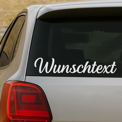Individuelle Wunschaufkleber – Autoaufkleber Text – Buchstaben Sticker – wetterfest & UV-beständig