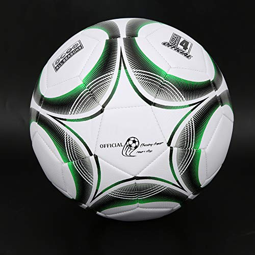 CHICIRIS Set da Allenamento da Calcio Regail PU per Allenamenti di Calcio, Cintura Regolabile, Include Palla e Accessori per Allenamento Individuale (GREEN)