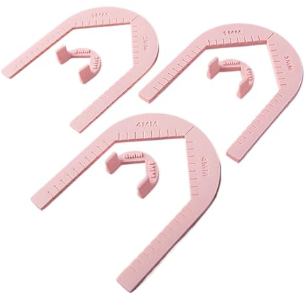 Strumento di posizionamento del foro dell'orecchino per la creazione di gioielli guida ergonomica di perforazione con disegni portatili