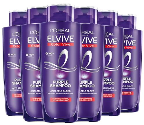 L'Oreal Paris Elvive Purple Shampoo x6