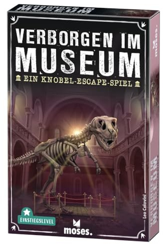 moses. Verborgen im Museum - EIN Knobel-Escape-Spiel, Escape-Game für Familien und Einsteiger, Escape-Spiel für 1-4 Spieler ab 12 Jahren