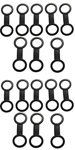 DAZLOR 16 Stücke Tauchen Tauchen Schnorcheln Silikon Schnorchel Maske Strap Halter Clips Retainer Anhang Gear