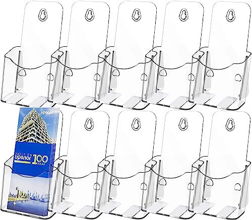 Jeffbaubl Prospekthalter aus Acryl, 10 Stück