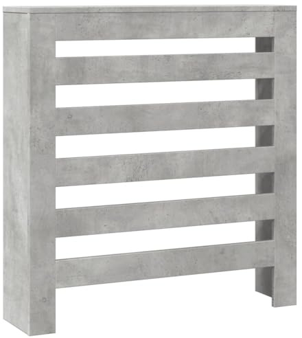 vidaXL Radiator Cover Concrete Grey 30.7x7.9x32.3 Engineered Wood