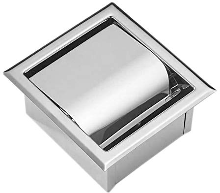 Restikiant Edelstahl Einbau Toilettenpapierhalter Wand Toilettenpapierhalter, Stil Toilettenpapierhalter, Einbau Tissue Roll Dispenser für Badezimmer