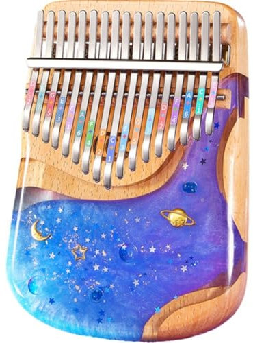 Kalimba Daumenklavier, Tragbares Fingerklavier 21 Tasten, Musikinstrumente, Geschenk Für Kinder, Erwachsene, Anfänger, Profis