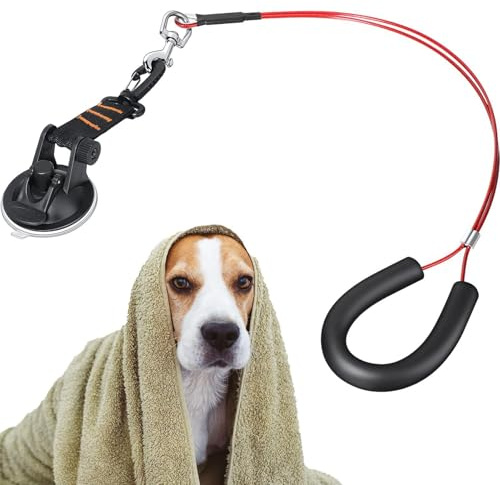 Correa de baño para Perros - Correa de sujeción Ajustable para bañera para Cachorros con Hebilla y | Suministros de Ducha para Mascotas para baños, hospitales y cuidados de Mascotas