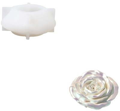 BOOWAN NICOLE Rose - Räucherstäbchenhalter Beton Aschenfänger Brenner Silikonformen für Incense Sticks