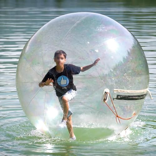 Pelota inflable para caminar en el agua para diversión en la piscina, bola de PVC y TPU duradera para entretenimiento acuático y ejercicio