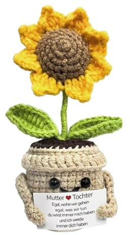 iTbxzzy Geschenke für Mama Mutter - Geburtstagsgeschenk für Mama Geschenk Muttertagsgeschenk Deko, Muttertagsgeschenke Weihnachten Handgefertigtes Sonnenblumen-Geschenk
