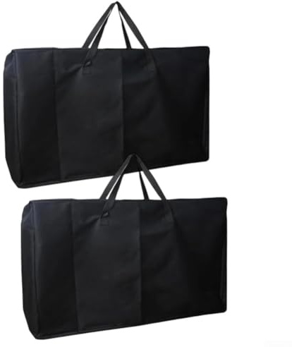 Resistente organizer da patio per copertura della sedia pieghevole, borsa reclinabile, sacco portaoggetti Oxford 600D, protezione per mobili da esterno, custodia da campeggio, sdraio da spiaggia (2