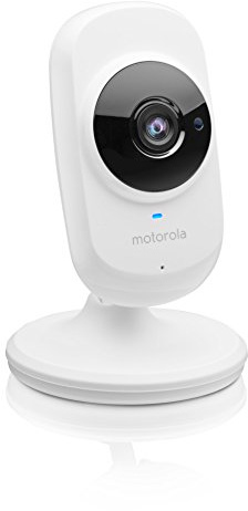 Motorola Lifestyle Focus 68 - Telecamera Sorveglianza Domestica HD 720P - Monitoraggio Wifi Tramite Uno Smart Phone per la Casa - Bianco