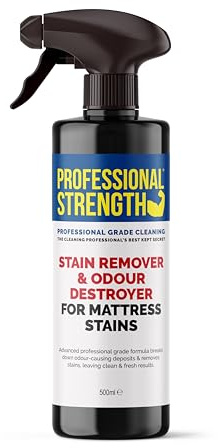 Professional Strength Ultimate Mattress Stain Remover 500 ml (Pack of 1) – Enzymatic Cleaner – Removes Urine, Sweat And Bodily Fluids – Safe And Eco Friendly