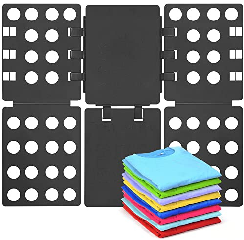 Sealegend V1 Shirt Folding Board for Clothes Adults Shirt Folder Durable Plastic t Shirts Fast Laundry folders, Black