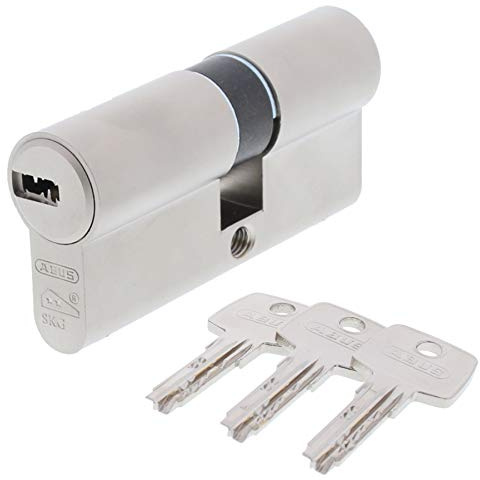 ToniTec Set aus ABUS Profilzylinder als Doppelzylinder EC550 Nachfertigung nach Code inkl. 3 Schlüssel Größe 30 55mm