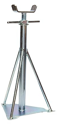 Mystatic Large Axle Stand - Adjustable Stand for Leveling Static Caravans and Lodges - Caravan Support Stands - Caravan Stands for Car, Van, Camper or Other Vehicles - Size 14.5 - 18.5