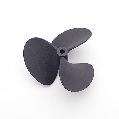 YLLLLY 3-Klingen Nylon Propeller 90mm 100mm Steigung 1.6 Prop für 5mm Welle RC Boat Tug Köder Boot ROV Roboter Wasserstrahler, Zubehör für Futterboote. (Color : 1PC 100mm Right Hand)