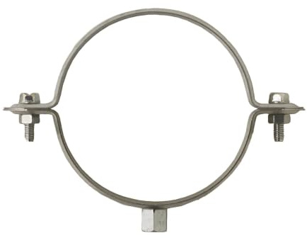 25 colliers gouttière - M8 X 125 mm - D. tube 125 mm