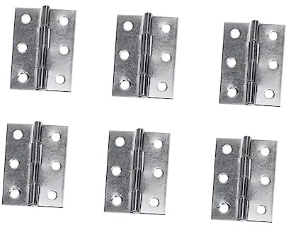 Gadpiparty 10st M?bel Tür Scharnier Türgriffe Nickel Gebürstet Silberne Accessoires Scharniere 30x30 Klapp Butt Scharniere Möbel Scharniere Silberne Fensterscharniere Türknauf Zubehör Schrank