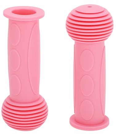 TUCKBOLD Child Bike Handlebar Grips Covers 110mm Long Soft | Children Bicycle End Grip Protector Pink 1 Pair
