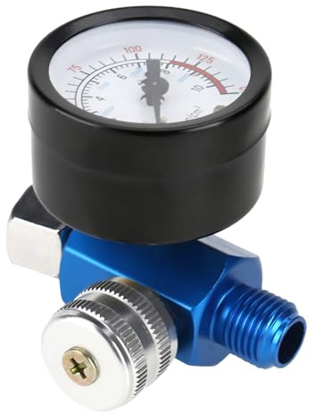 KooingTech Spray Gun Regulator, 1/4'' Spray Paint Gun Regulator, Air Pressure Regulators Air Compressor Regulators, Pneumatic Tool Accessory