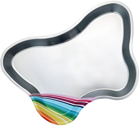 Fahoujs Bandeja decorativa de acero inoxidable para joyas, organizador de cosméticos, herramienta de uñas, bandeja de joyas, mariposa de acero, bandeja decorativa