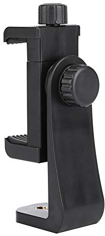 CHICIRIS Telefon Pincett/Stativadapteradapterstöd för 360 ° Rotation, Enkel Installation, ABS -material, Svart