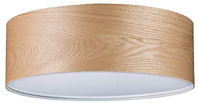 Paulmann 79650 Plafón Neordic WallCeiling Liska máx. 3x20 W, luminaria de techo para lámparas E27 madera 230 V madera/metal, sin fuente de luz