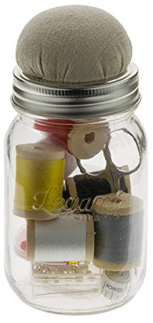 Legami Sewing Kit per Cucito, Vetro, Multicolore, 8x8x16 cm