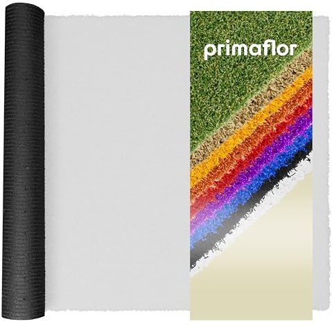 Primaflor Kunstrasen Fun4You | 200 x 150 cm | Weiß | 12 mm | UV-stabil | wasserdurchlässig | Rasenteppich für Außenbereich | Outdoor-Bodenbelag als Bootsdeckbelag & für Sport