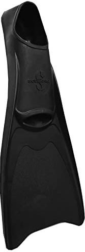 SCUBAPRO Rubber Full Foot Diving Fin (Small, Black)